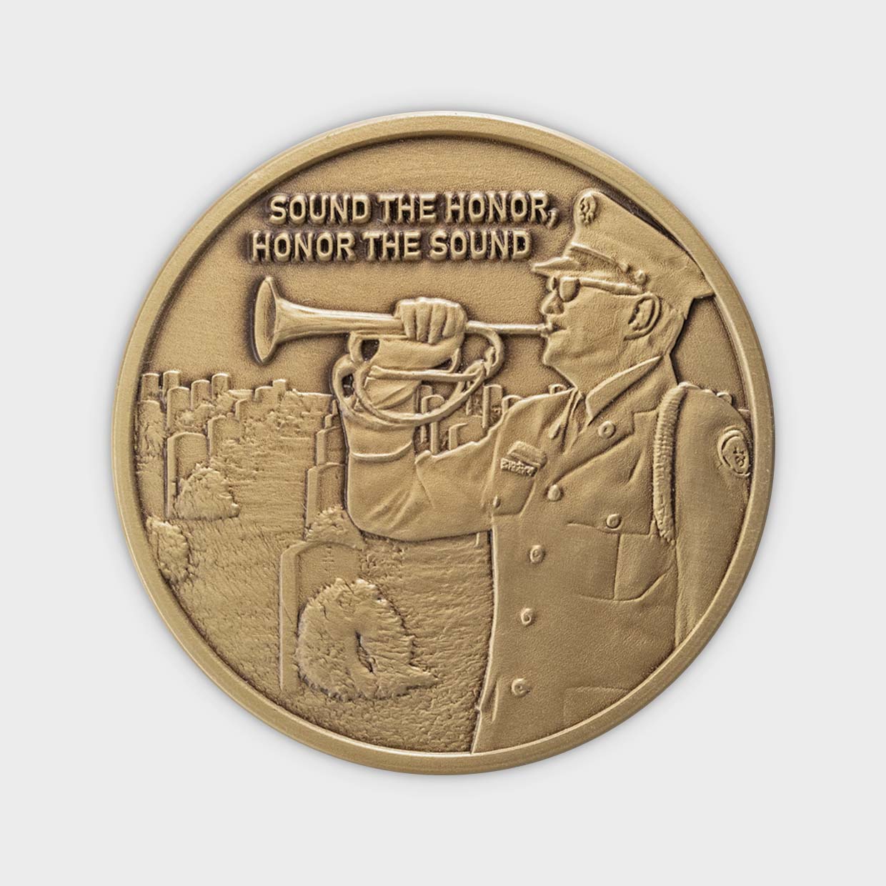 Bugles Across American Coin Obverse